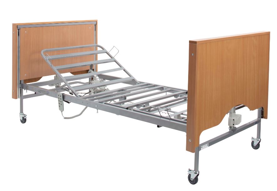 Casa Elite Care Home Bed (Covered Ends) Low in Beech