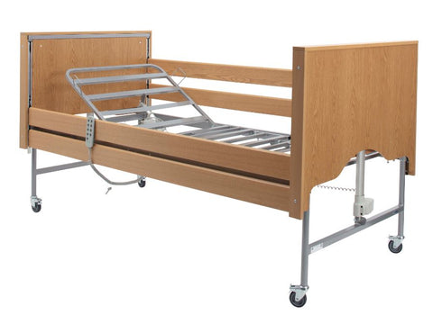 Casa Elite Care Home Bed (Covered Ends) Low in Beech