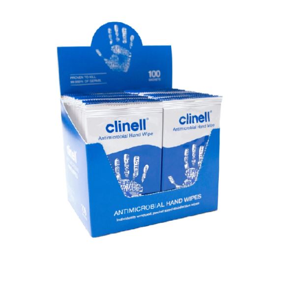 Clinell® Antibacterial Hand Wipes