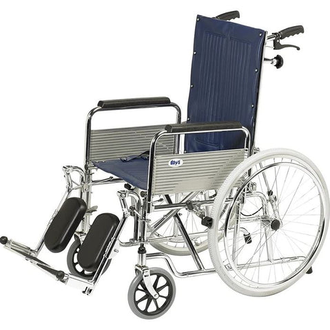 Days Fully Reclining Steel Wheelchair - Quality & Security (46 cm)