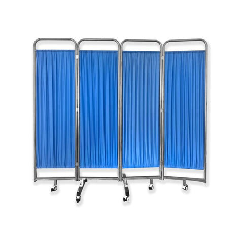Stainless Steel Medical Screens including Removable Curtains (Each)