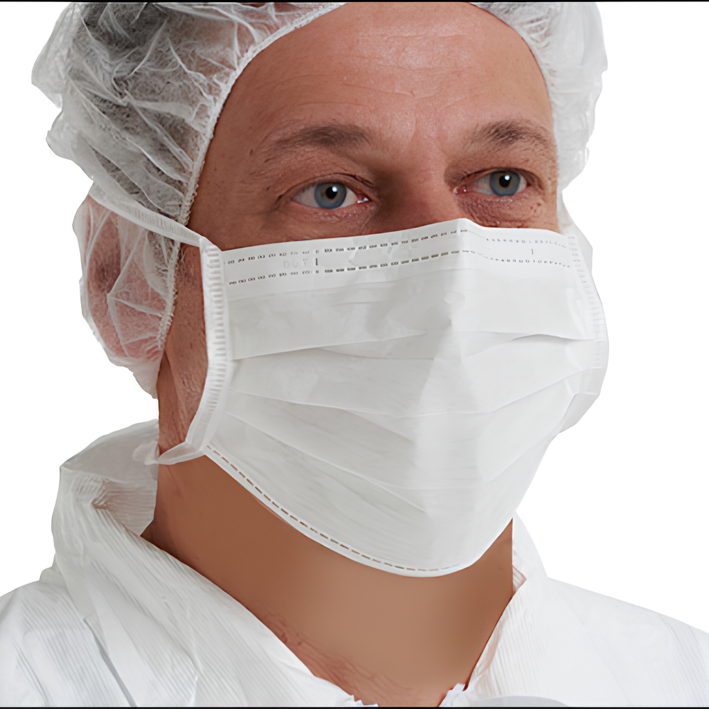 Tie-on Facemask (BioClean™ Cleanroom) - non-sterile (400 pcs/pck)