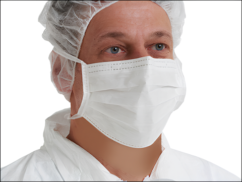 Tie-on Facemask (BioClean™ Cleanroom) - non-sterile (400 pcs/pck)